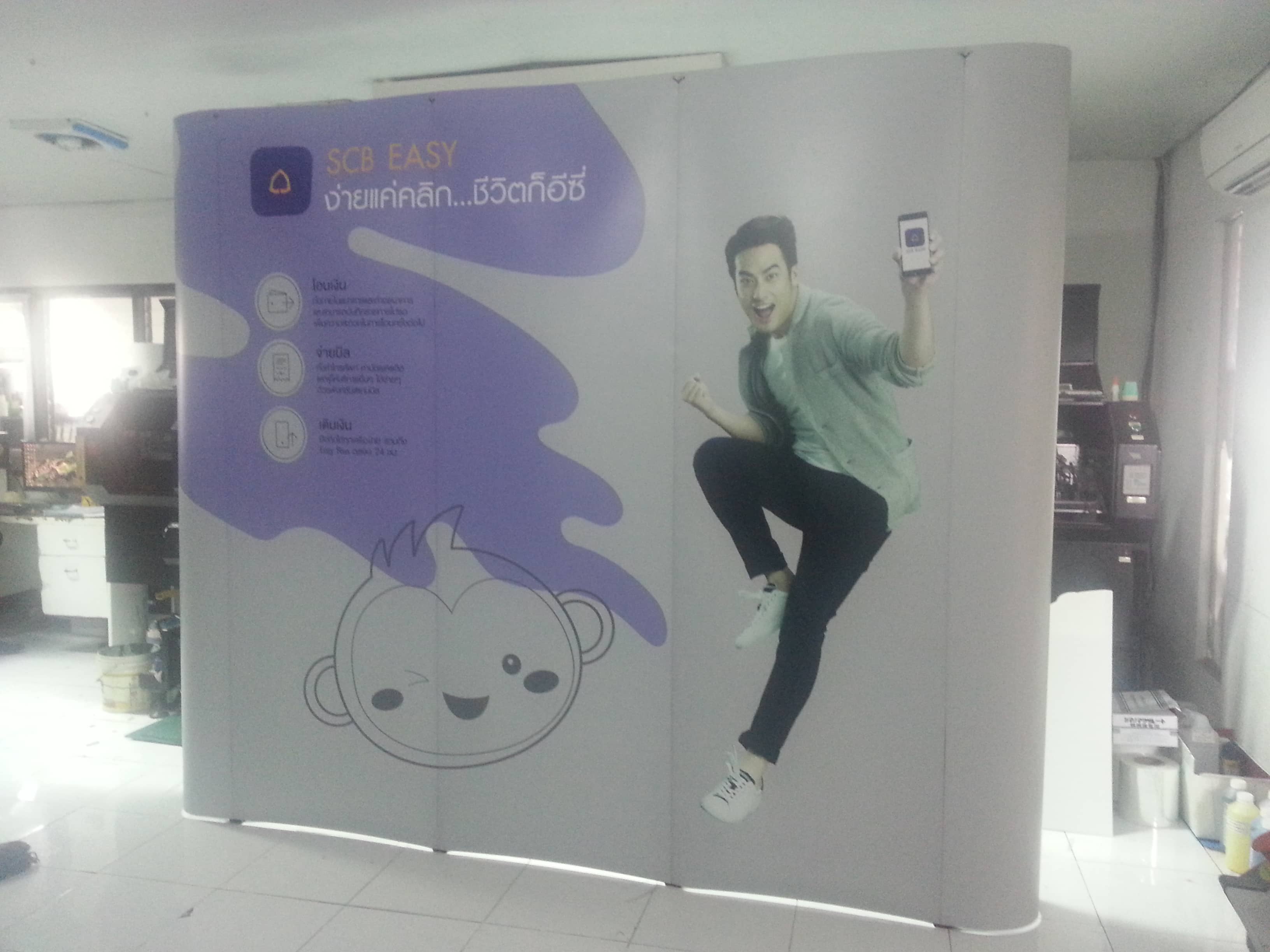 service booth by signmasterpro.co.th