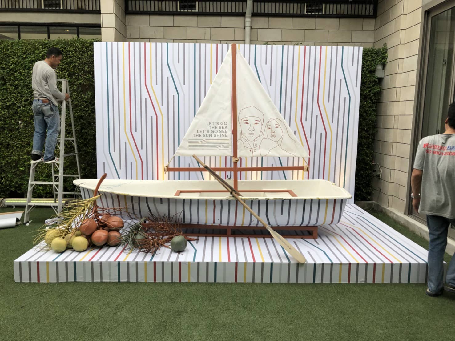 service booth by signmasterpro.co.th