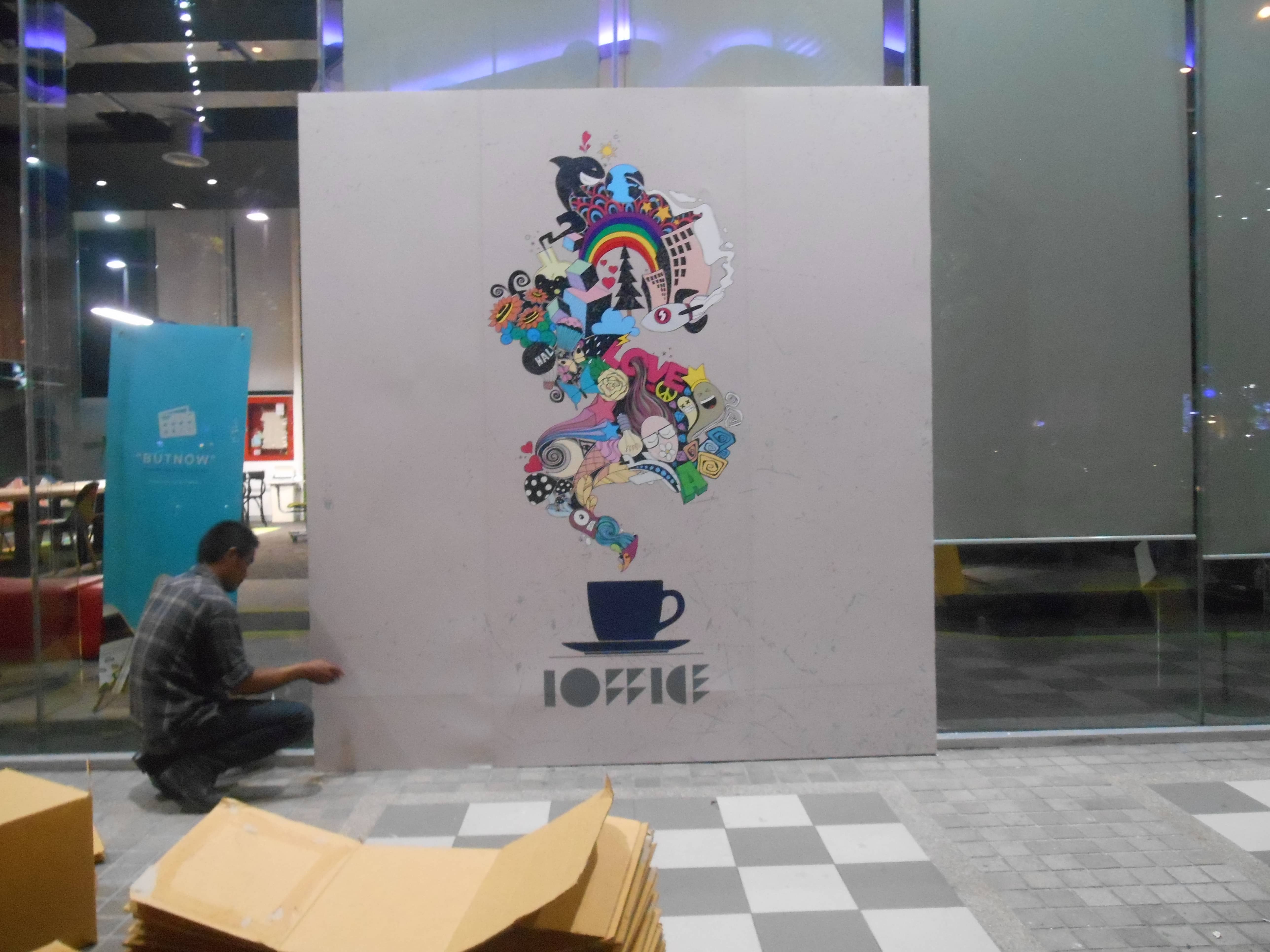 service booth by signmasterpro.co.th