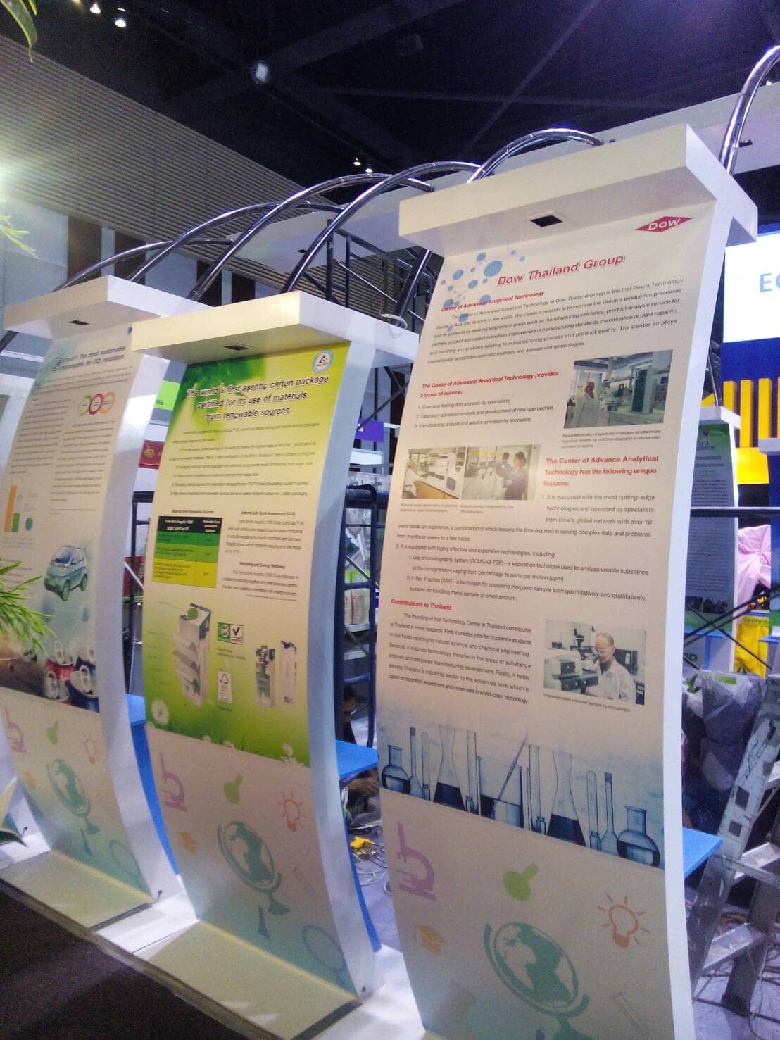 service booth by signmasterpro.co.th